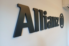 Allianz enseigne interieur relief