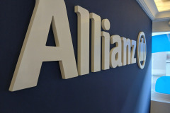 Allianz enseigne interieur relief