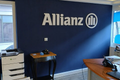 Allianz enseigne interieur relief